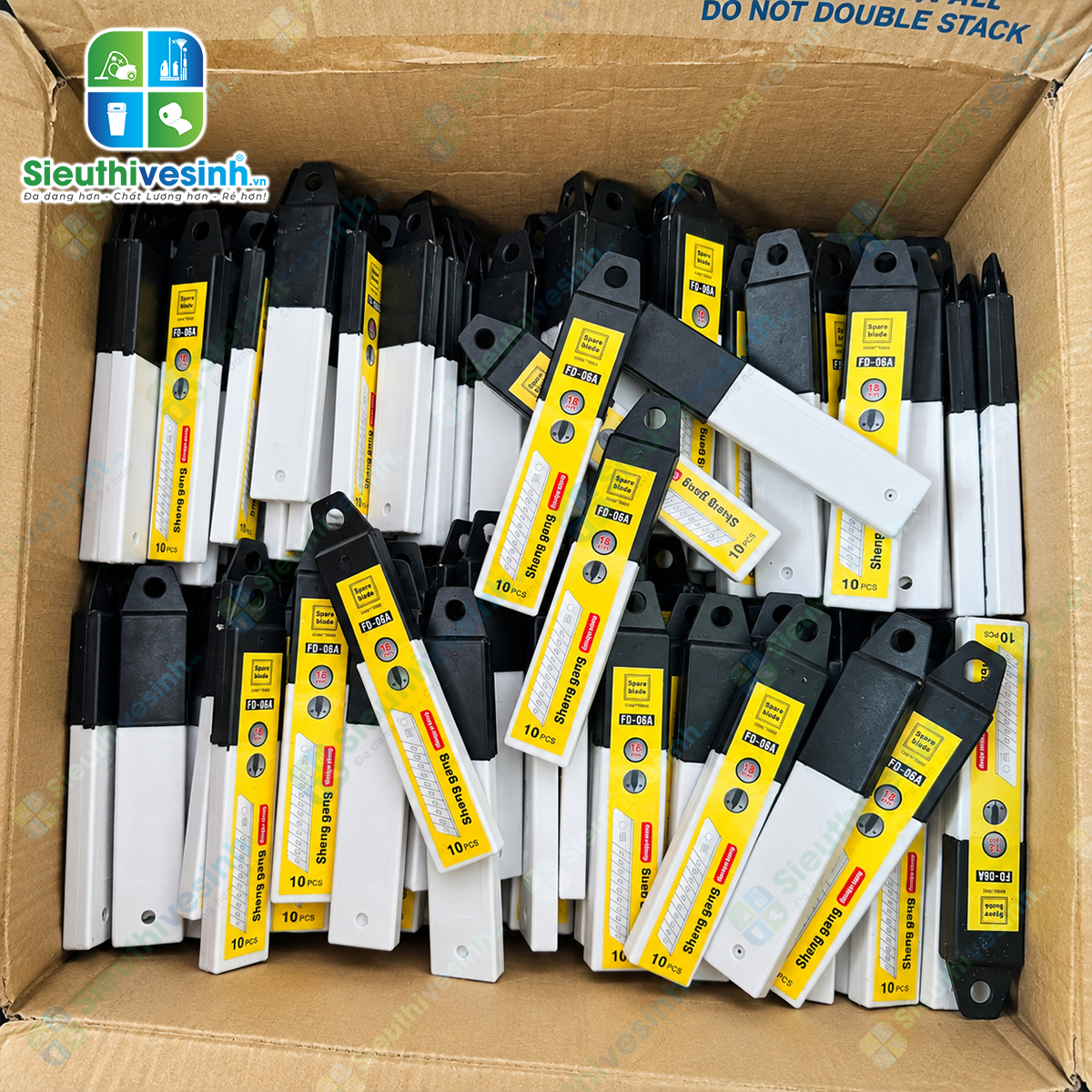 Lưỡi dao thay thế cây sủi, dao rọc giấy – quy cách 1 tuýp, dùng hỗ trợ cạo keo, decal và chất bám trên bề mặt.
