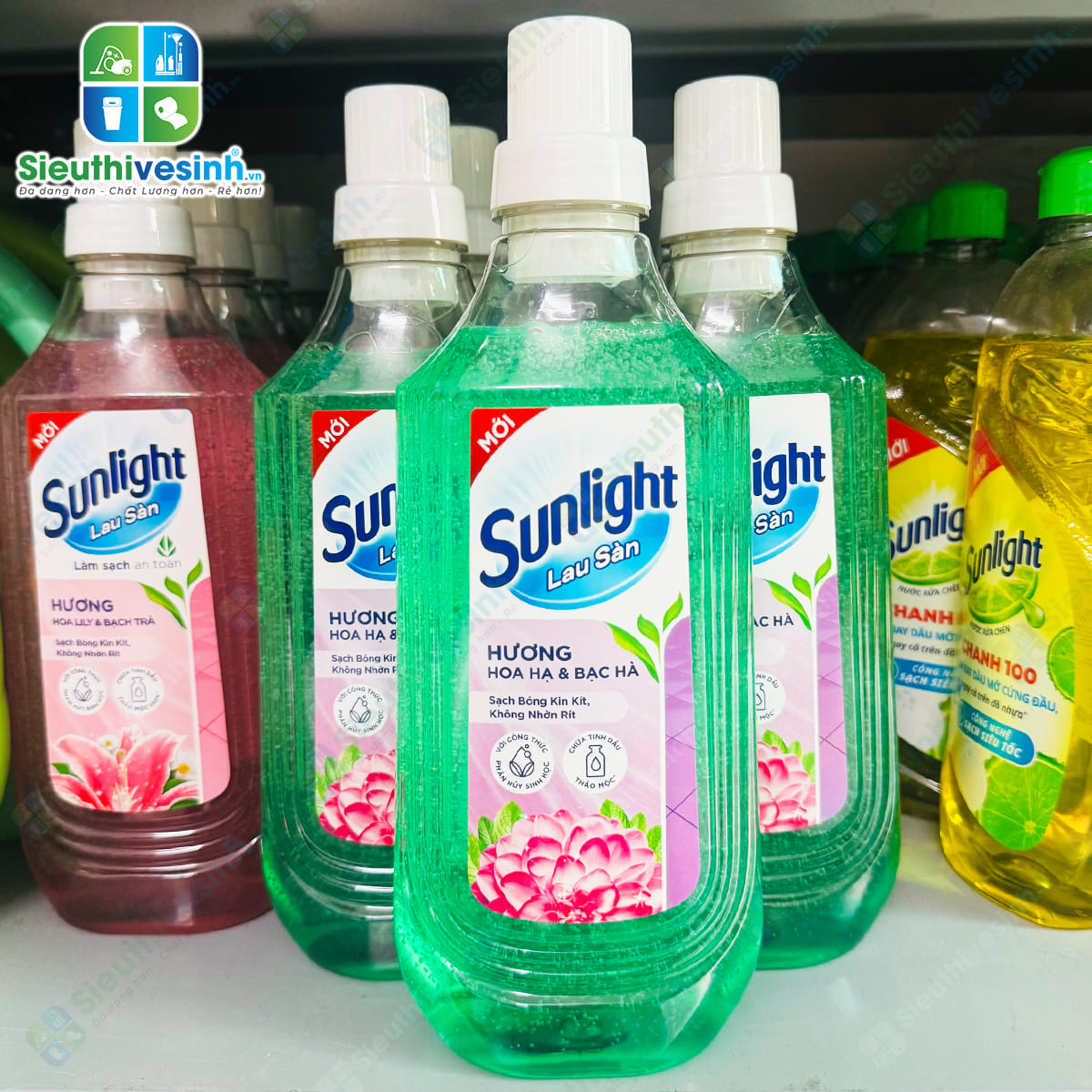 Nước lau sàn Sunlight hương Hoa Hạ