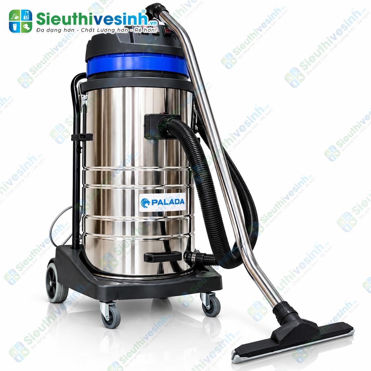 Máy hút bụi công nghiệp Palada PD80H dung tích 80 lít