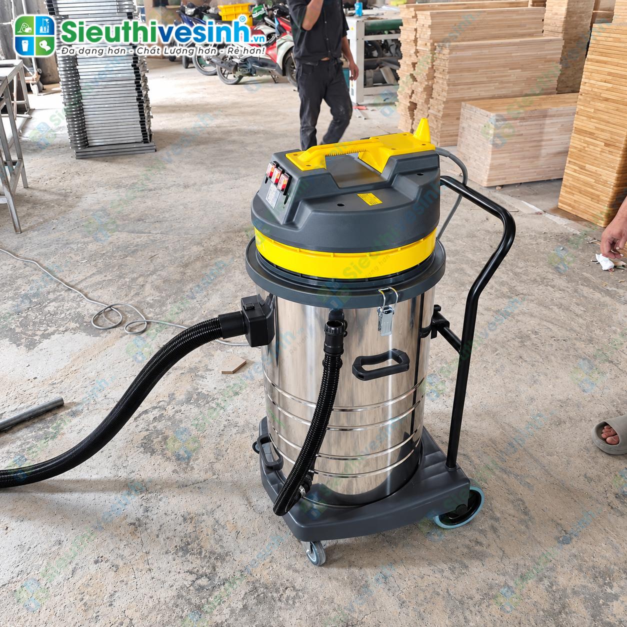 Máy hút bụi công nghiệp Kumisai KMS80A 3 motor