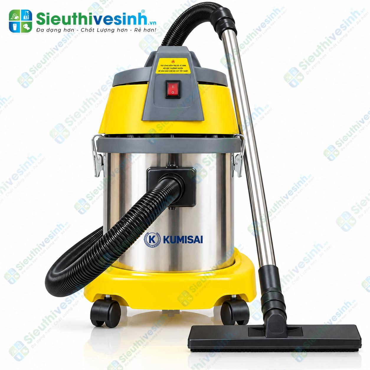 Máy hút bụi Kumisai KMS15 dùng để hút bụi và hút nước