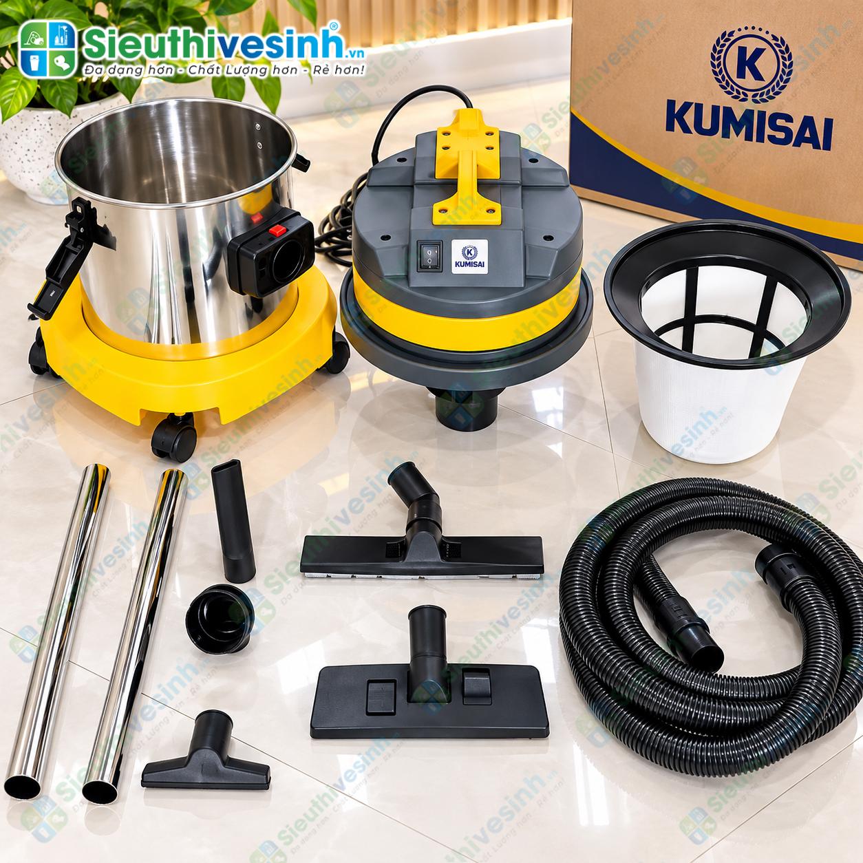 Bộ phụ kiện máy hút bụi công nghiệp Kumisai KMS15